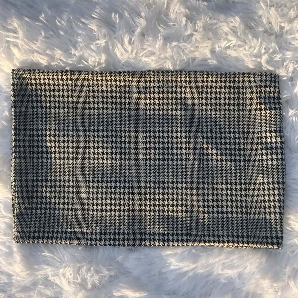 Houndstooth Tube Top